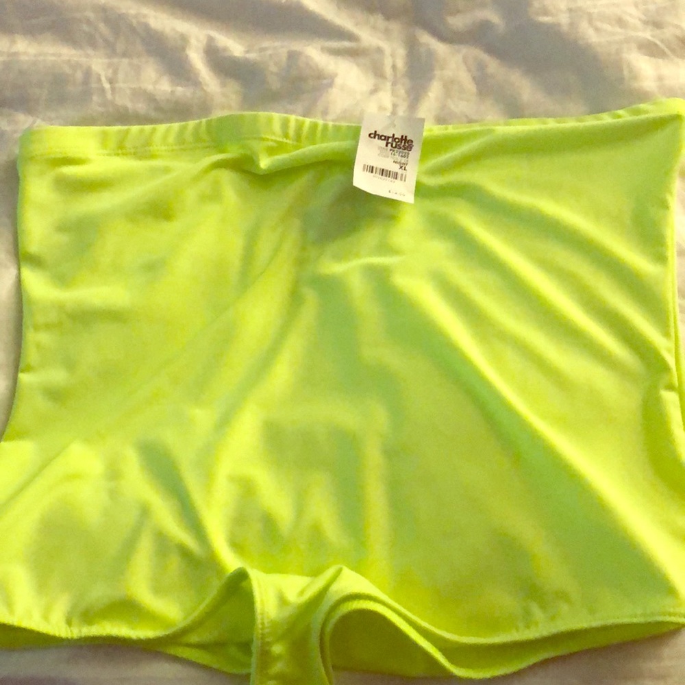 Neon green bodysuit from Charlotte Russe